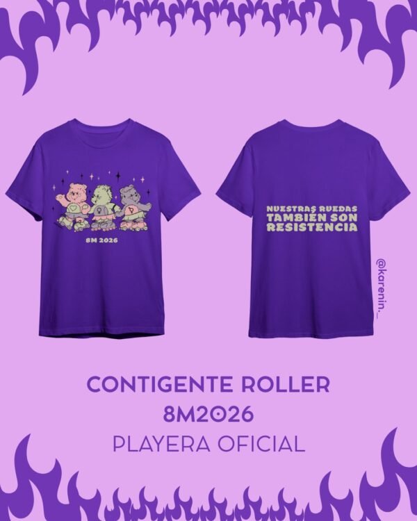 PLAYERA 8M corte recto
